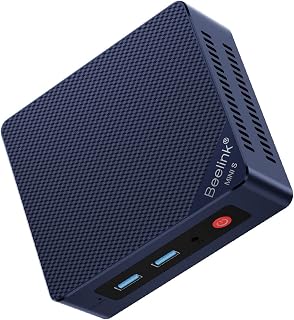 Beelink MINI S12 Mini PC: Intel N95 4-Core up to 3.4GHz, 8GB DDR4 RAM, 256GB SSD, Dual 4K HDMI, WiFi 5, Windows 11 Home HTPC