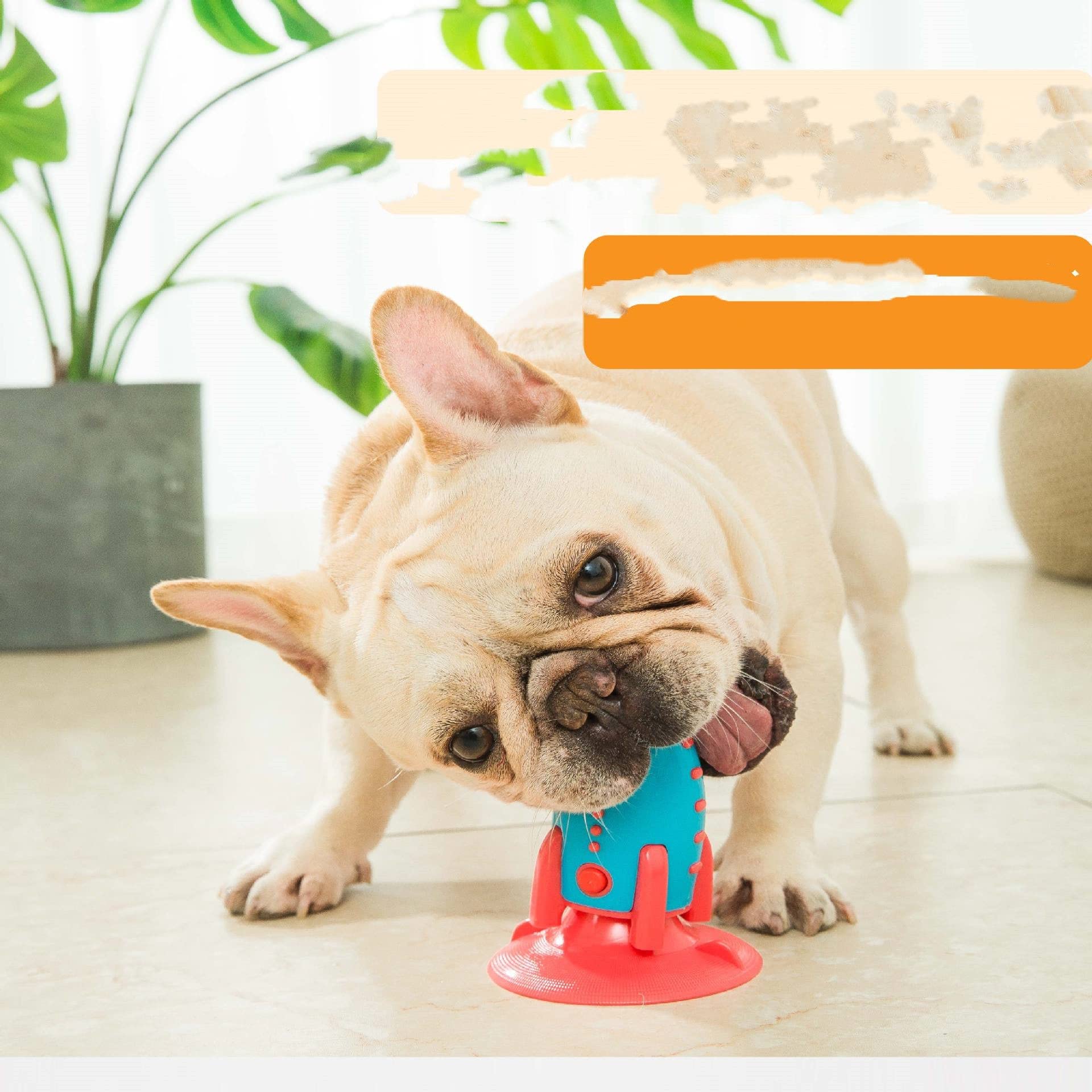 Jouet Rocket Dog pour chien haute résistance distributeur de nourriture durable