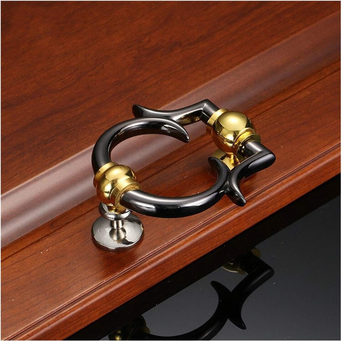 Zhaoqin E Door Knocker Door Knockers Iron Knocker Crafts Vintag Owl Door Knocking Antiqu Door Handl Garden Hom Wall Decoration(E)
