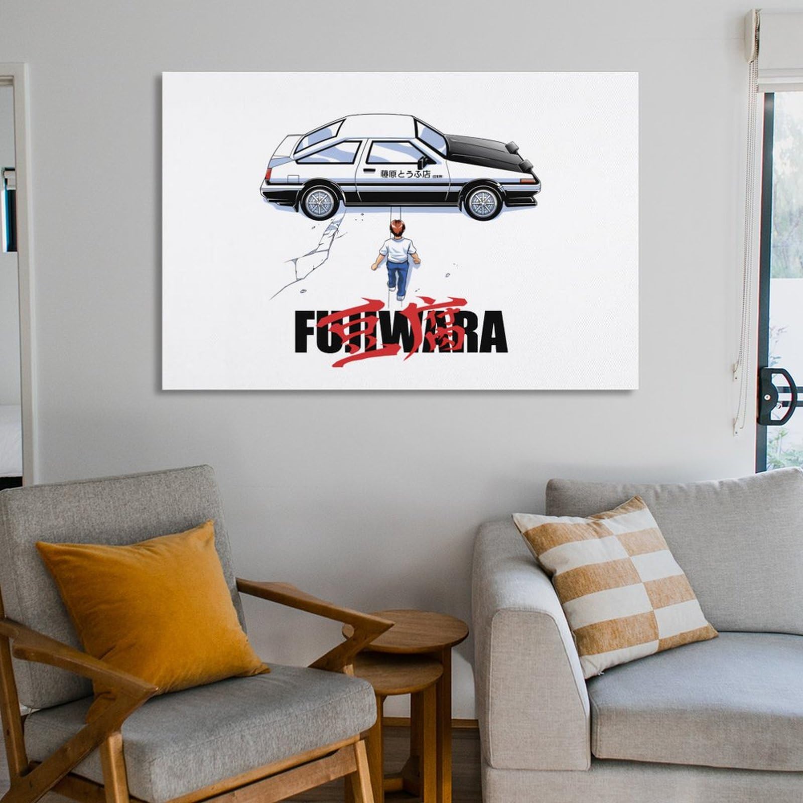 Amazon.co.jp: 頭文字d イニシャル D 藤原拓海 ポスター アートパネル
