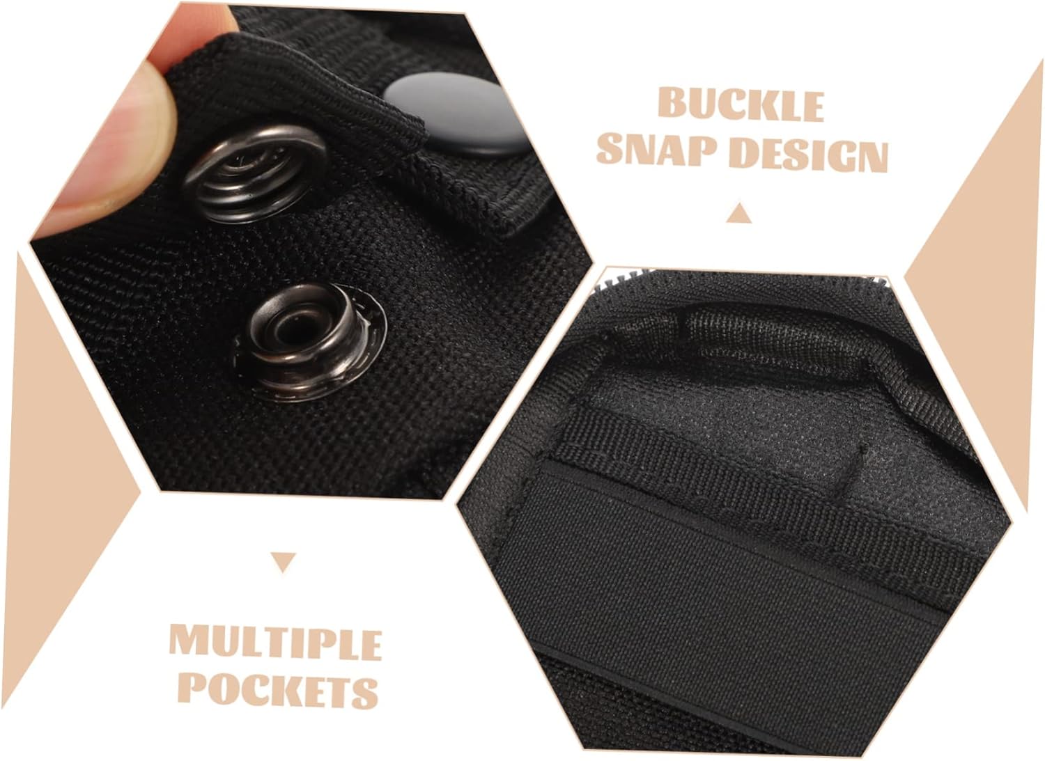 Kisangel 4pcs Outdoor Medical Storage Bag Compact Waist Pouch for First Aid Essentials for Hiking Camping and Travel Versatile Tool Organizer