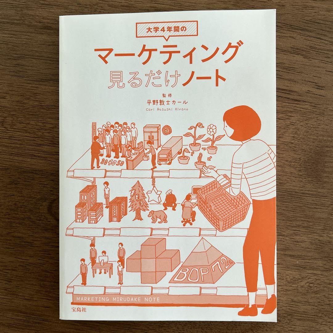 Amazon.co.jp: 大学4年間のマーケティング見るだけノート : Office