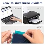Avery® Plastic Dividers, Insertable Big Tab™, 5-Tab, 1 Set – view 4