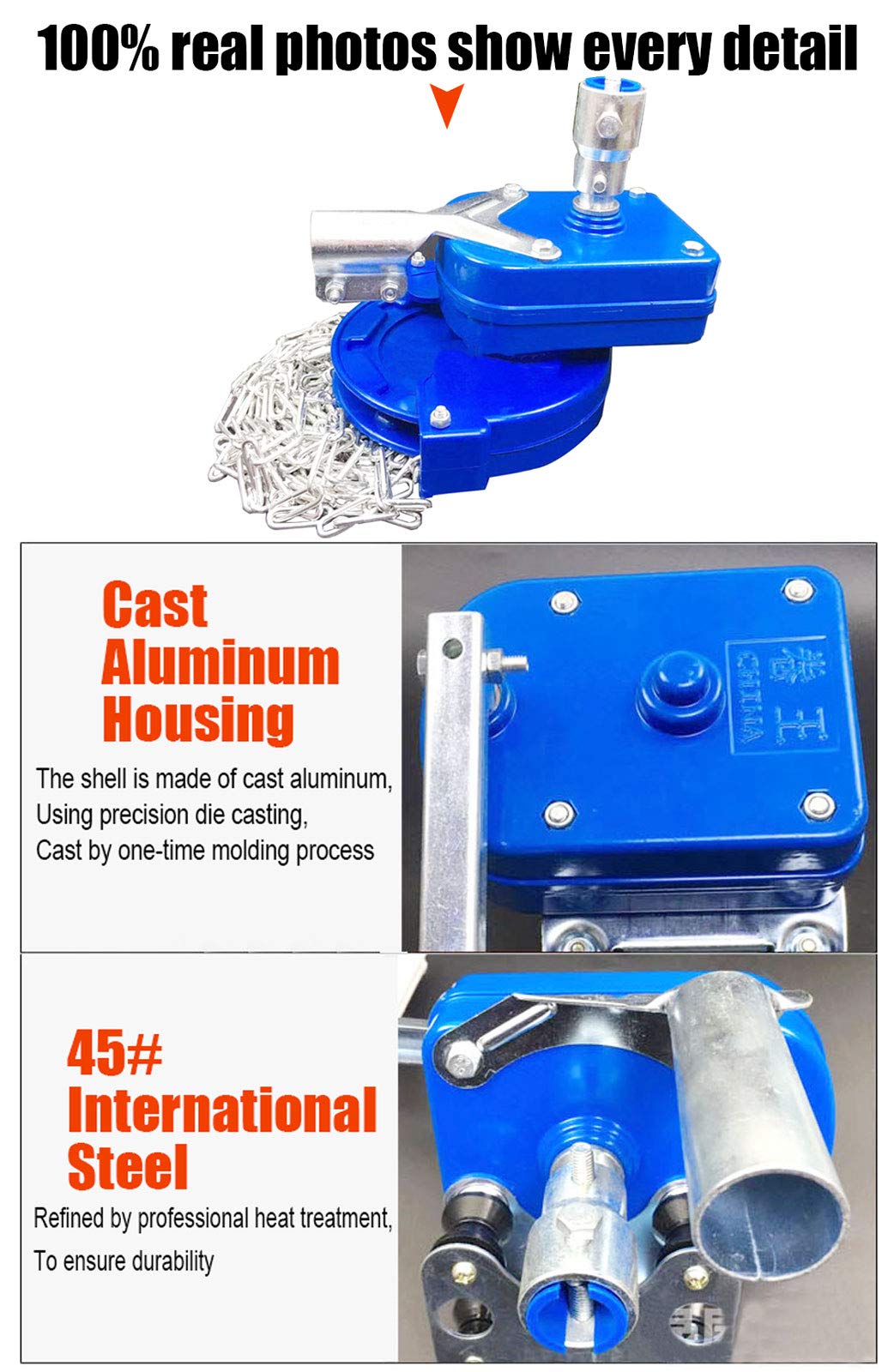 Avvolgitore Manuale Per Film Serra - In Alluminio, Antinvecchiamento, Per Agricoltura - Foto 9