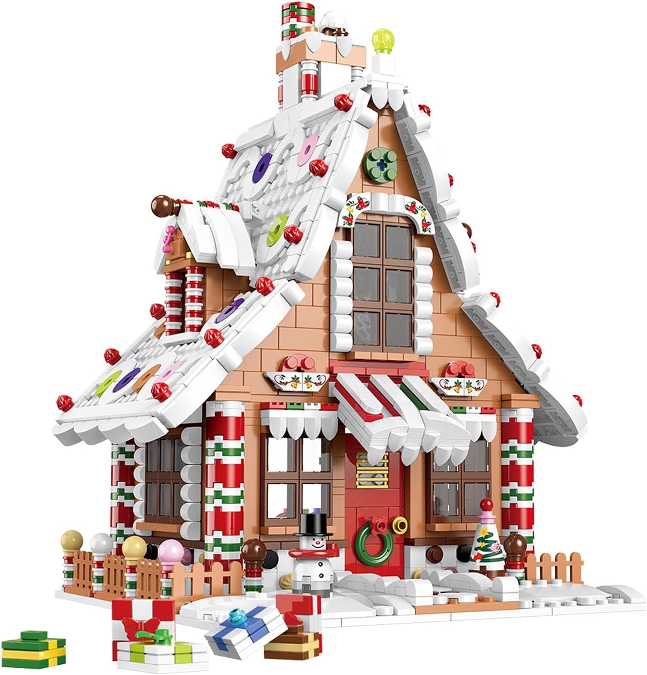 Christmas Gingerbread House Kit Building Block Toys Set A A A W 21 Autumn And Winter New