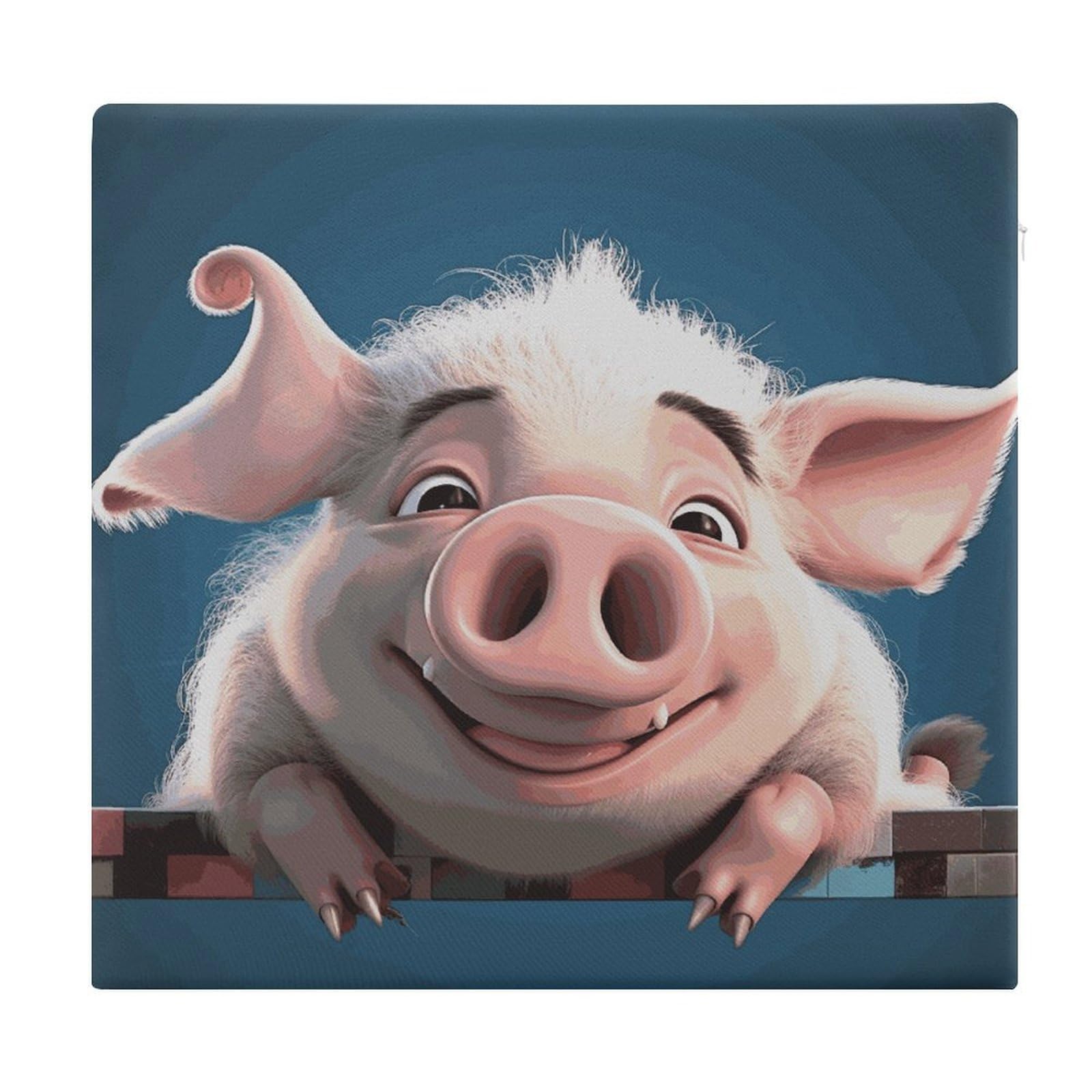 Adfgyerh Style Smiling (22) Cushions Memory Foam For Adults, Seat Cushion Chair Pads Soft, Square Pillows For Dining, Kitchen, Office, Patio Chairs