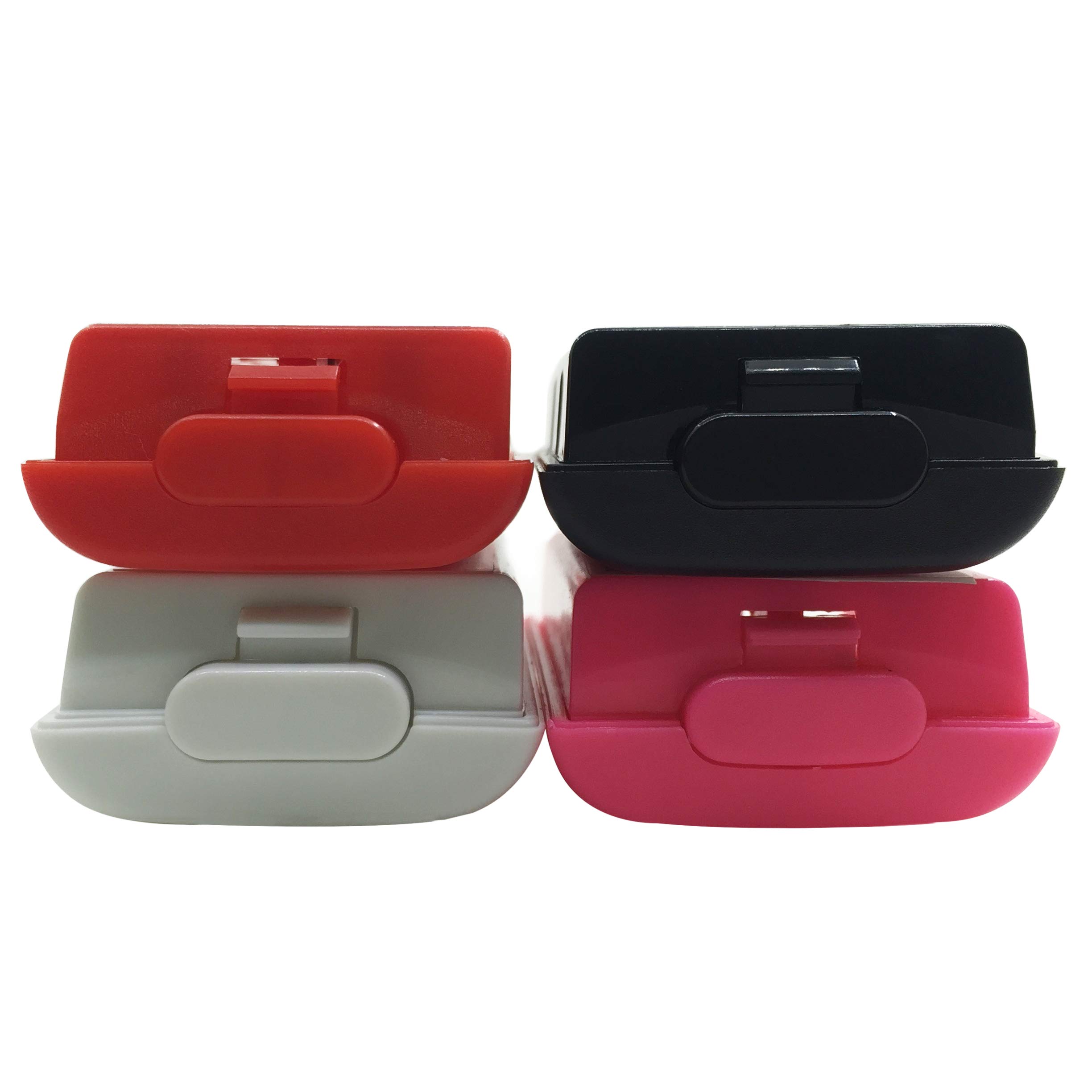 Funda Shell de 4 Piezas para batería AFUNTA para el Controlador inalámbrico Xbox 360-4 Colores (Negro, Blanco, Rojo, Rosa)
