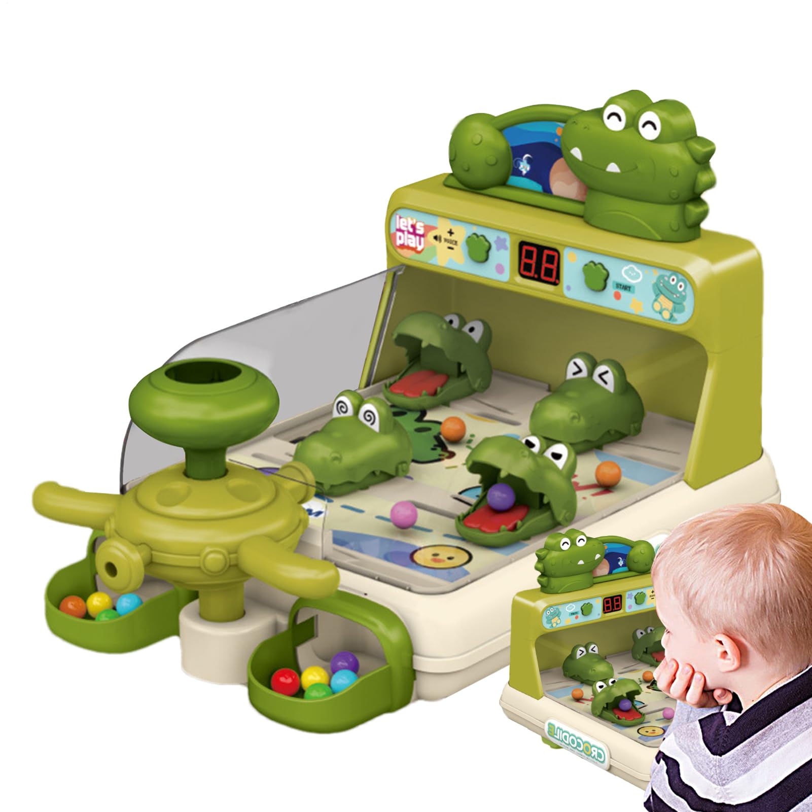 Mini flipper, creativo da tavolo per bambini, versatile e classico