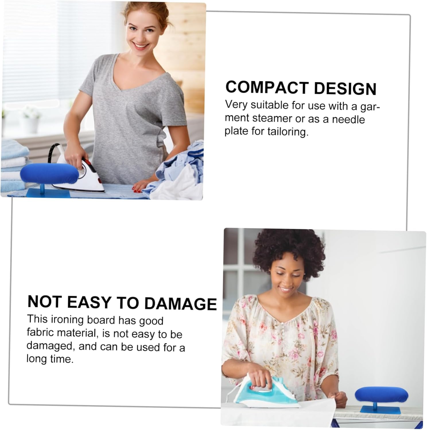 Ciieeo Metal Long Arm Ironing Board for Clothes Compact Ironing Table for Household Use for Dry Cleaning Space-Saving Design