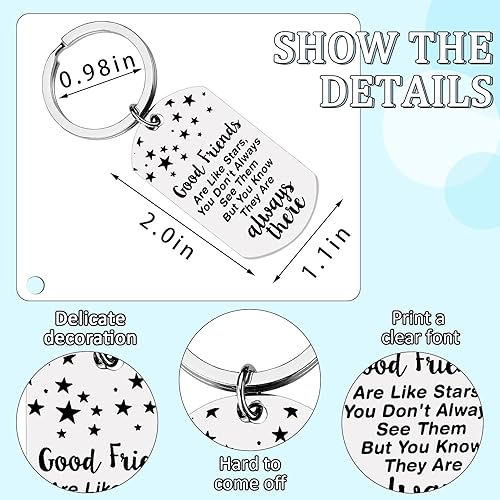 Miniatura 7 de Llavero para mejor amiga, regalo de amistad para mujeres, regalo para mejores amigas, niñas, mejores amigas, hermanas, regalos de cumpleaños, flores