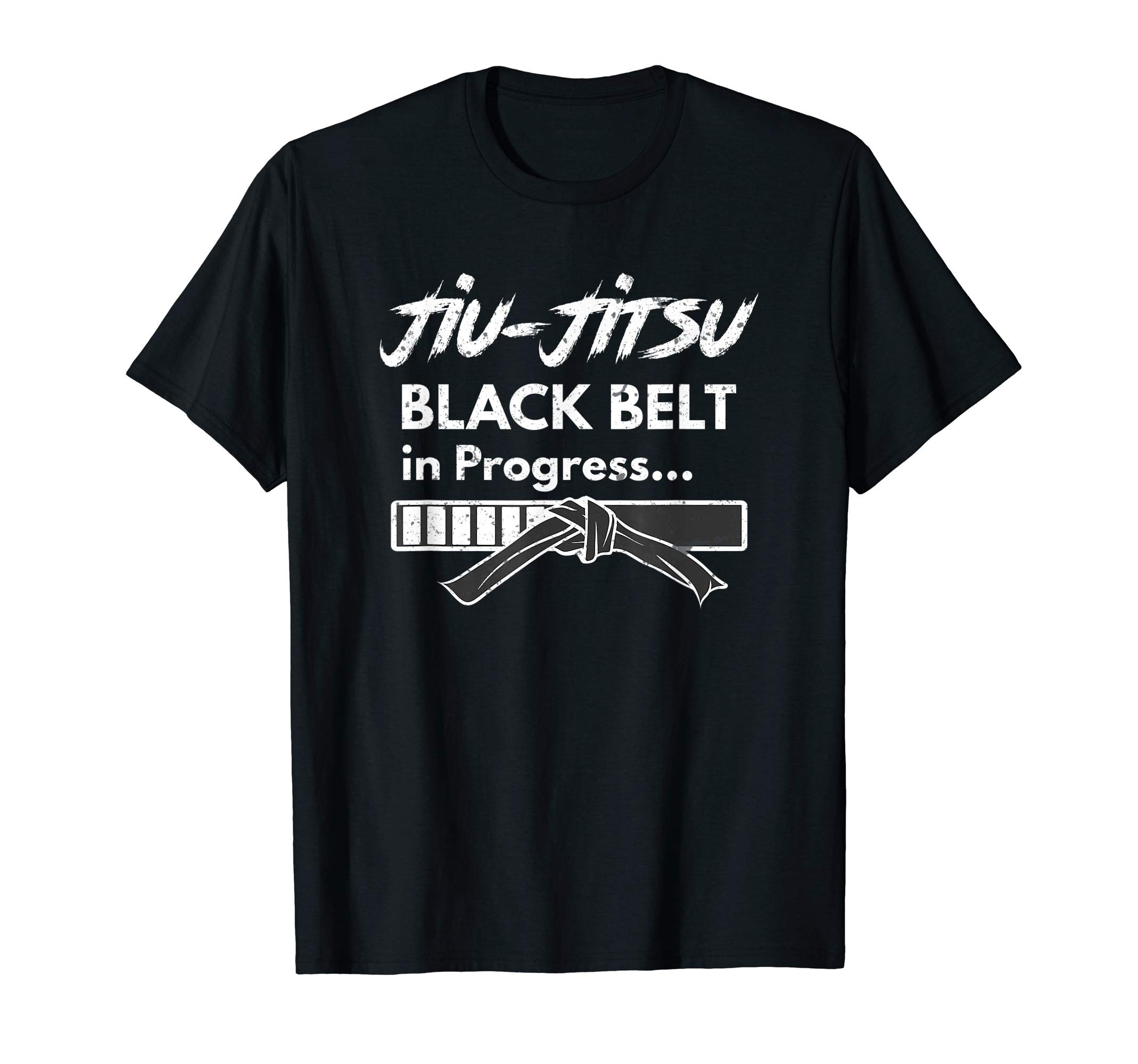 Takumi Warrior Jiu-Jitsu BJJ DesignBlack Belt in Progress T-Shirt Jiu-Jitsu BJJ Combat Tee
