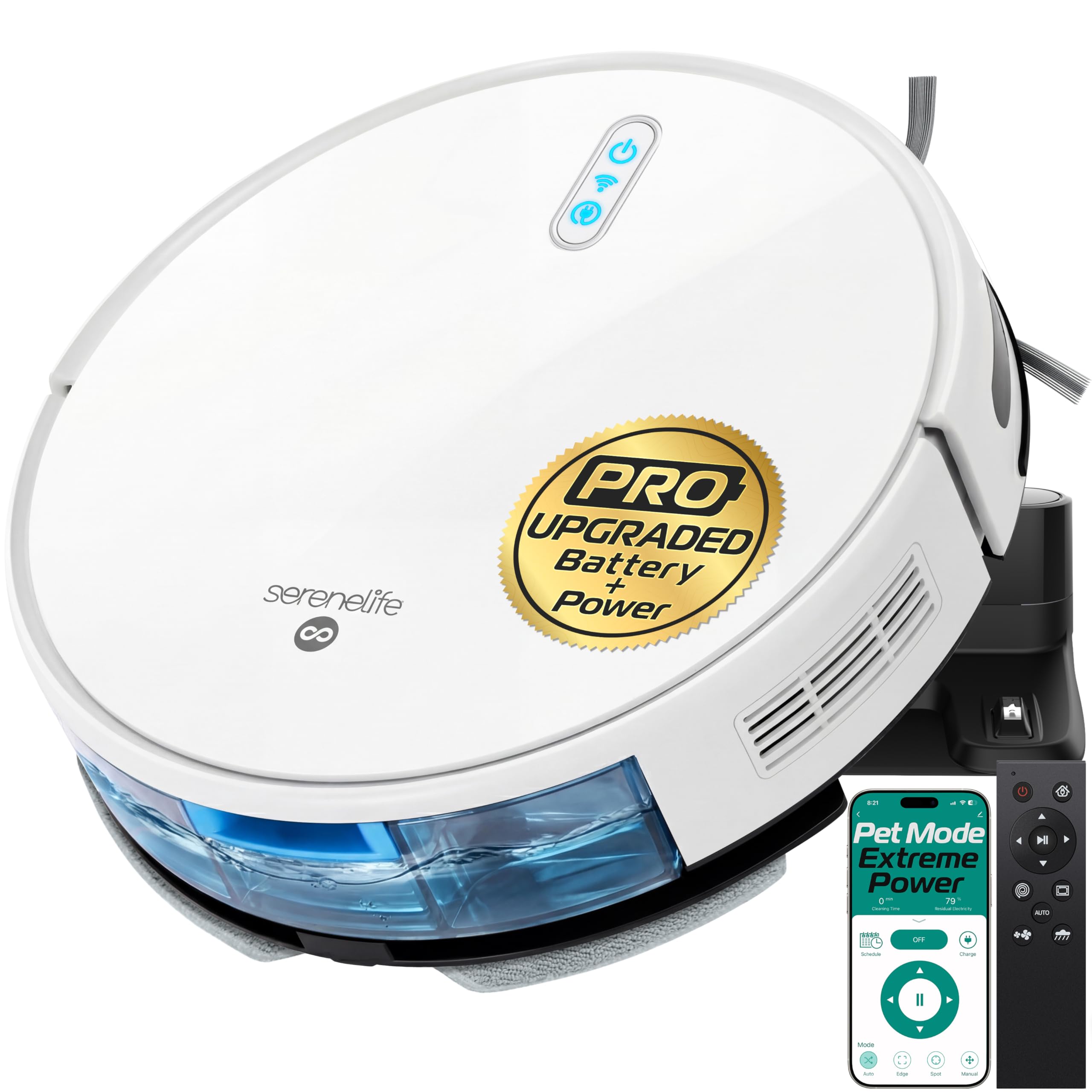 Amazon.com - SereneLife Automatic Robot Vacuum Cleaner and Mop