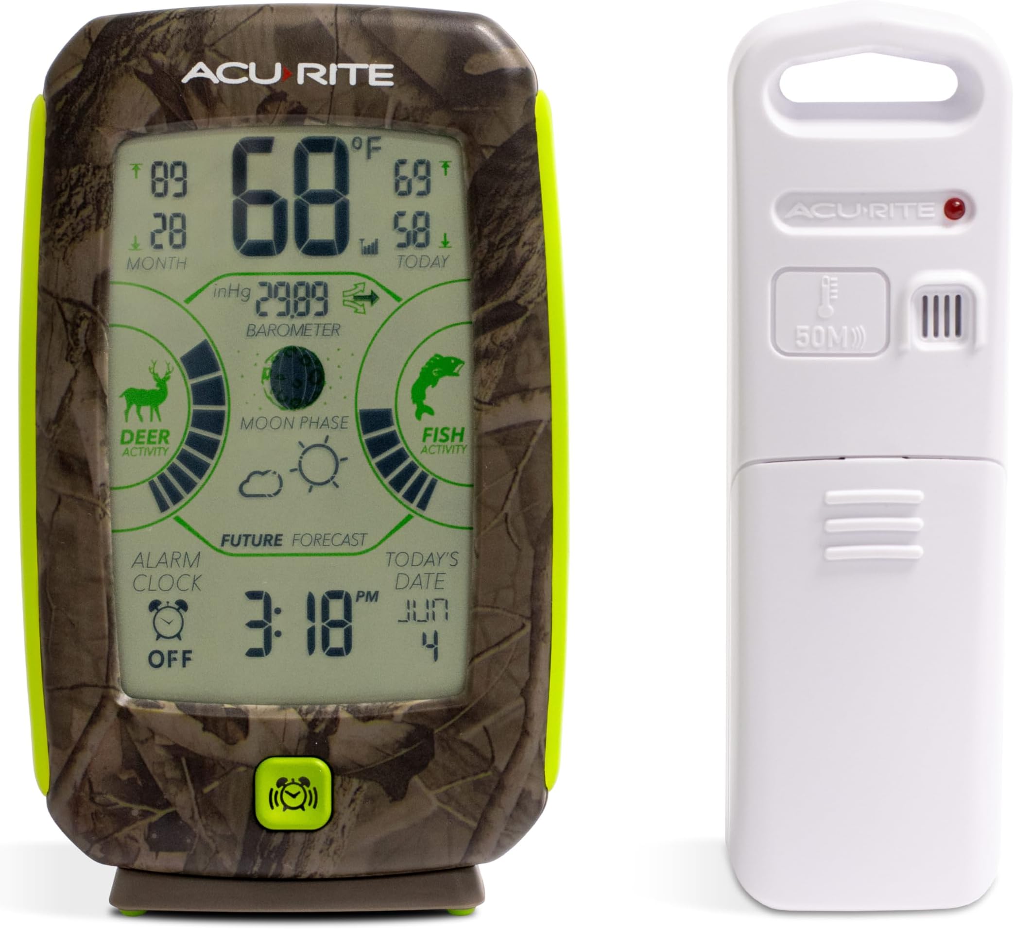 Sportsman’s Weather Station with Hunting and Fishing Activity Meter (00249)