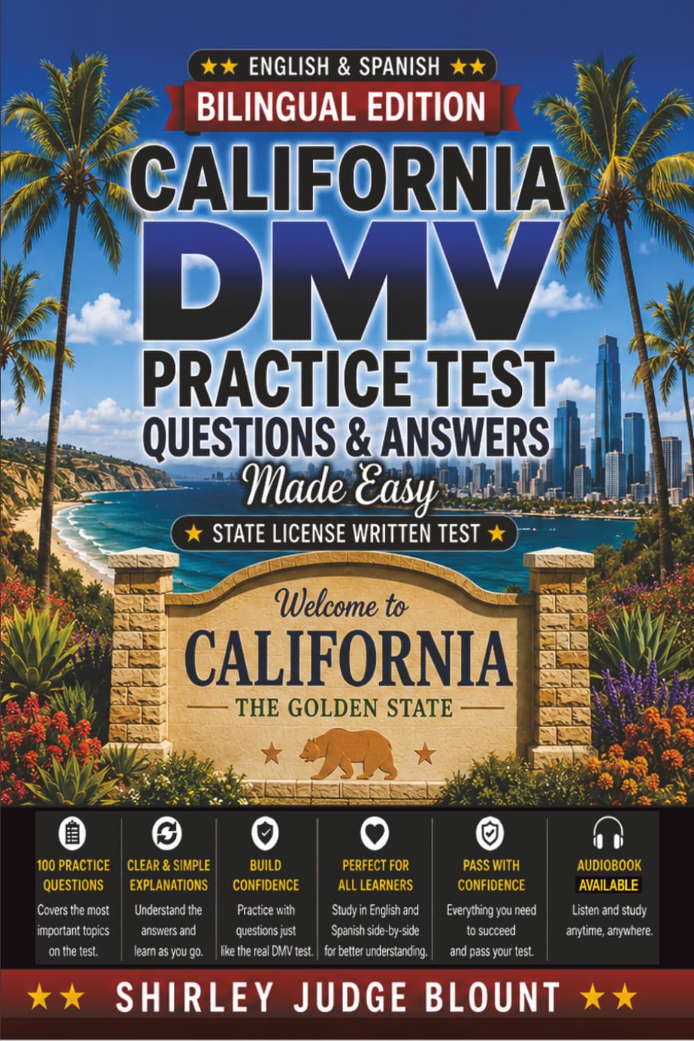 California DMV English Test Made Easy™: Driver’s License Written Test Study Guide with Practice Questions | English & Spanish Edition