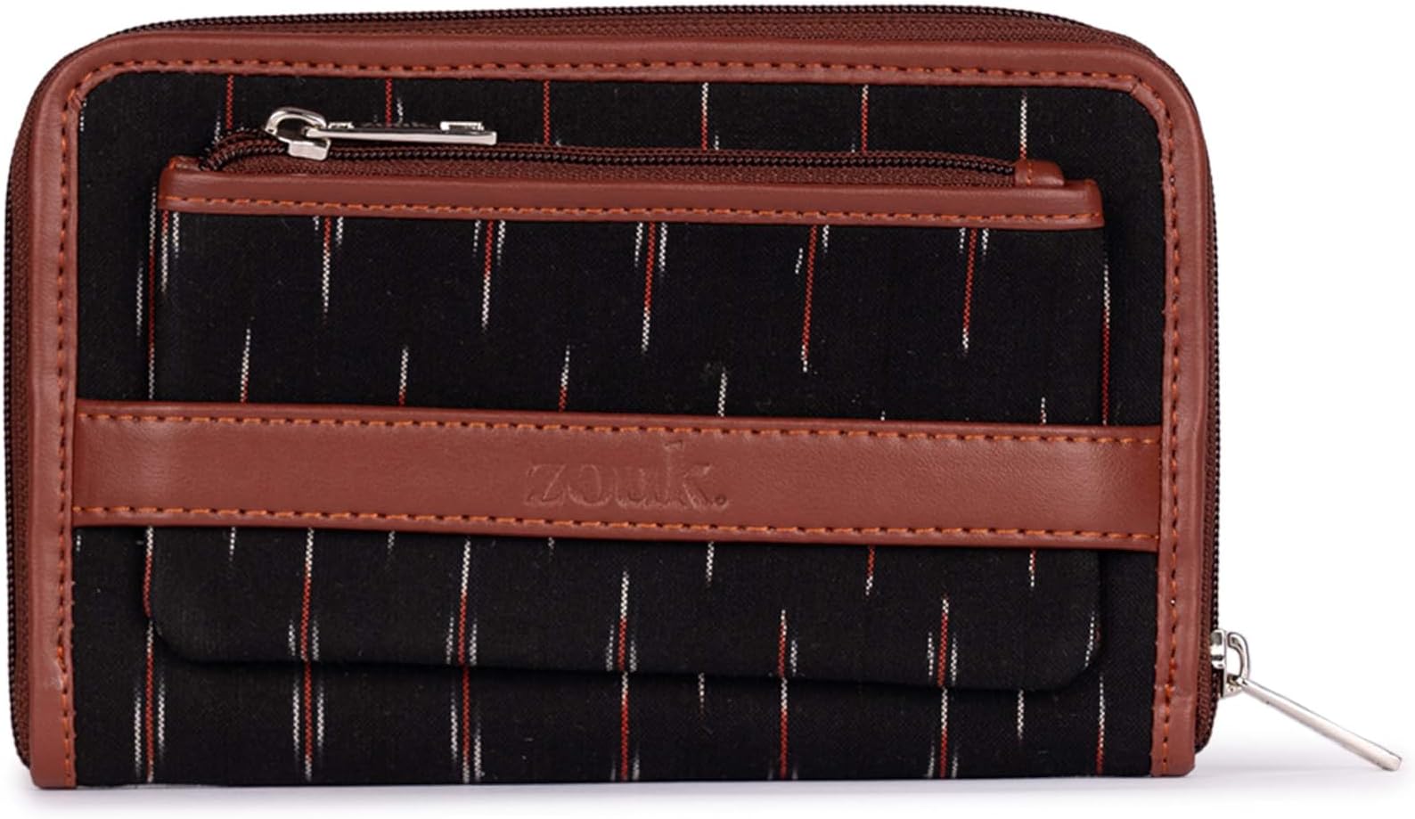 ZOUKWomen's Handcrafted Vegan Classic Zipper Wallet