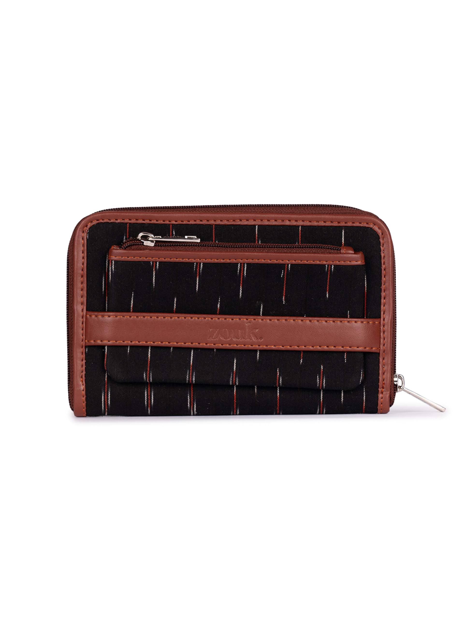 ZOUKWomen's Handcrafted Vegan Classic Zipper Wallet