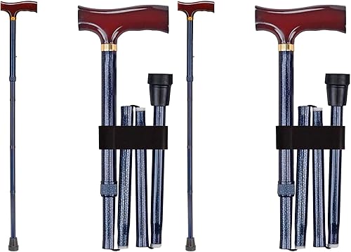 DMI Bastón plegable de diseñador, bastón para caminar, bastón plegable para hombres y mujeres, apto para FSA y HSA, bastones para personas mayores,