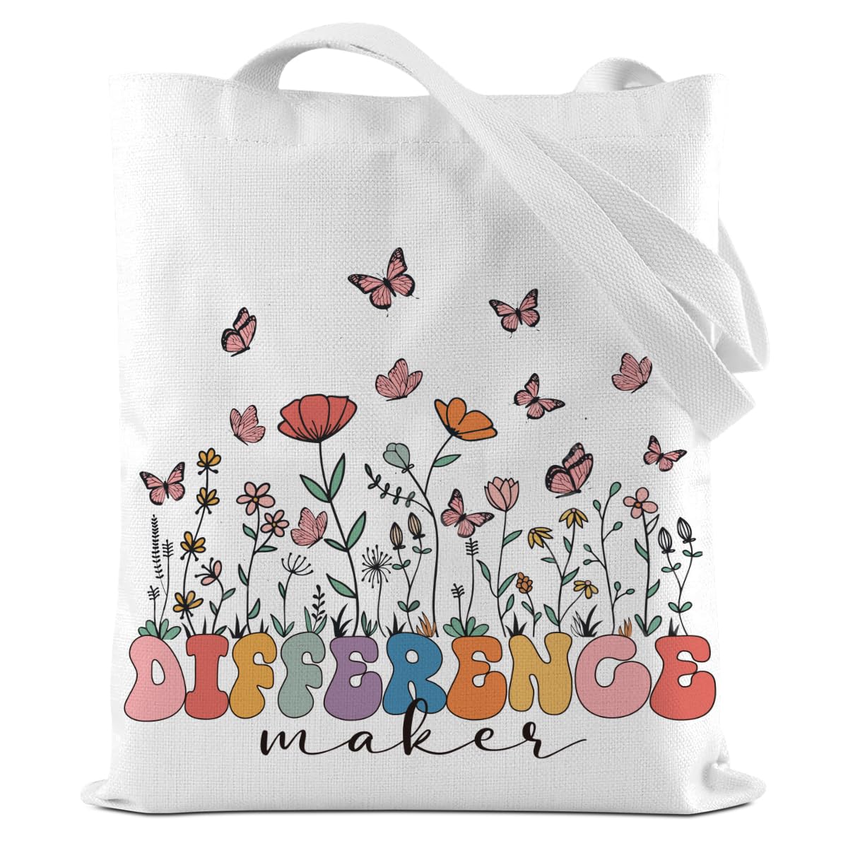 CFGBFDGH Turtle Gifts Shark Gifts Tote Bag, Hedgehog Horse Gifts for Women Girls, Animals Reusable Grocery Bag Shopping Bag