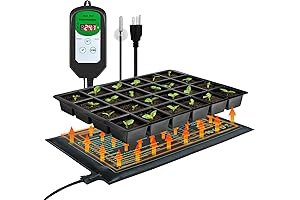 Bestio Plant Heating Mat with Thermostat, 10" x 20.75"