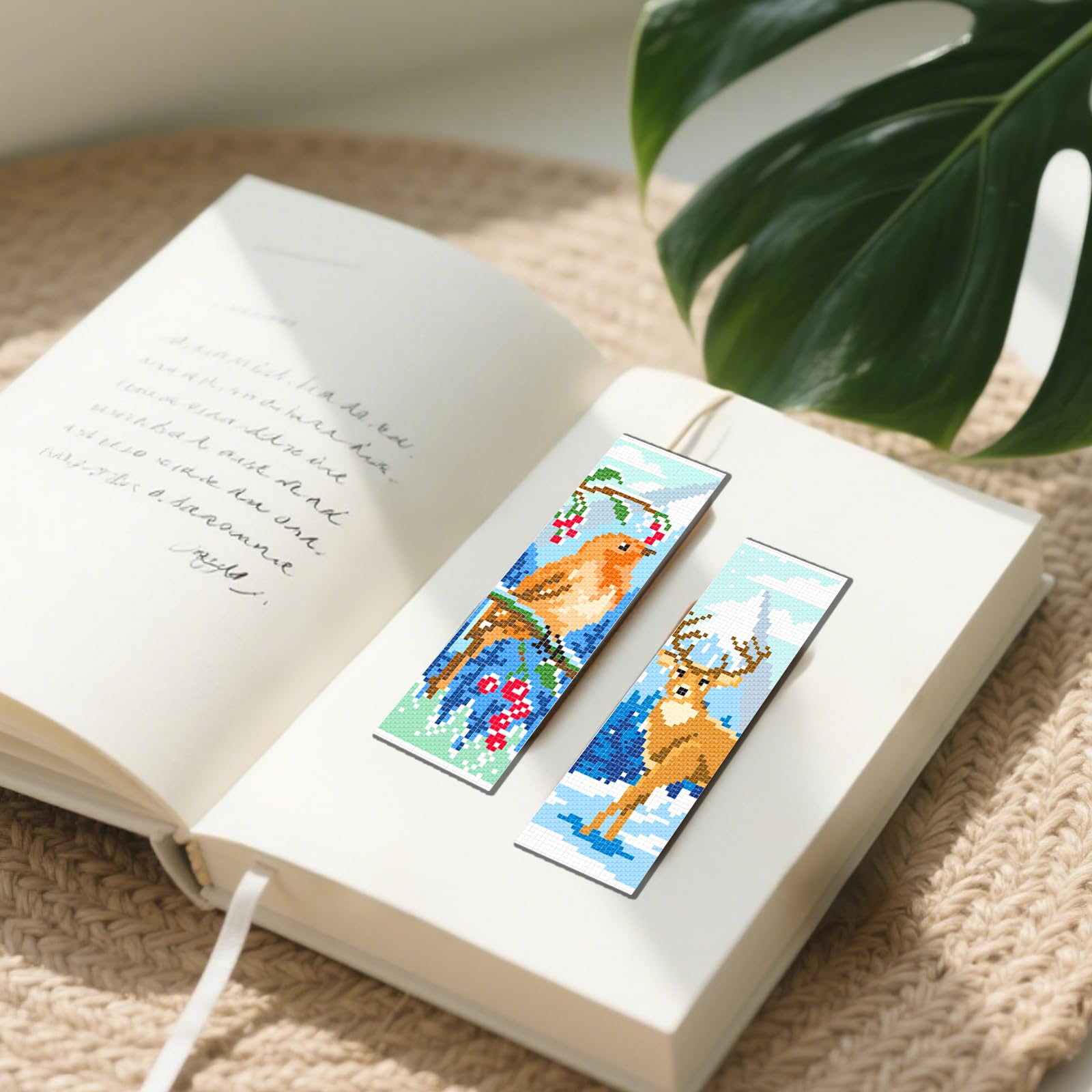 Cross Stitch Bookmark Kits - Winter Animals -6 Cross Stitch Bookmark Kits - Winter Animals -6