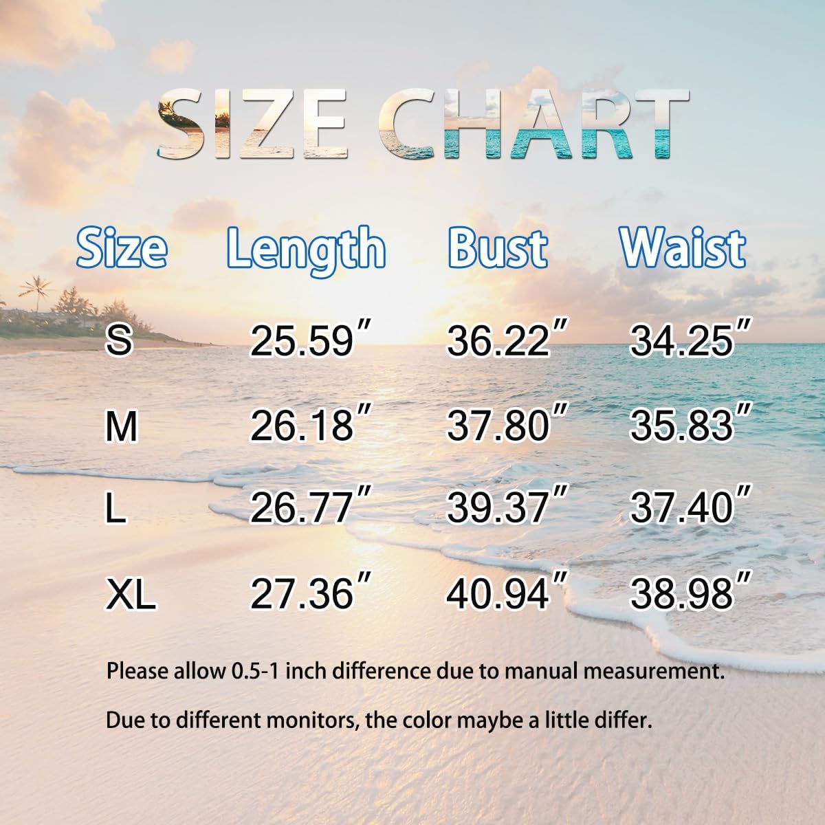 Summer Beach Graphic Tees for Women Sun Salt Sand Shirts Palm Tree Sunset Casual Vacation Tops - Image 6