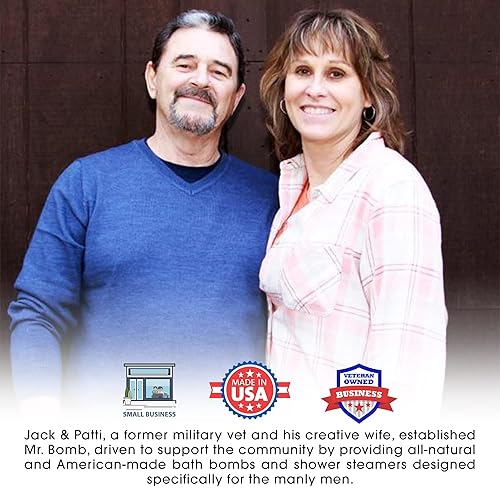 Miniatura 9 de Mr. Bomb Set de regalo bombas de baño varonil extra grandes, aromas masculinos solo para él, Man-Up The Bath Time Bliss for the Gents!