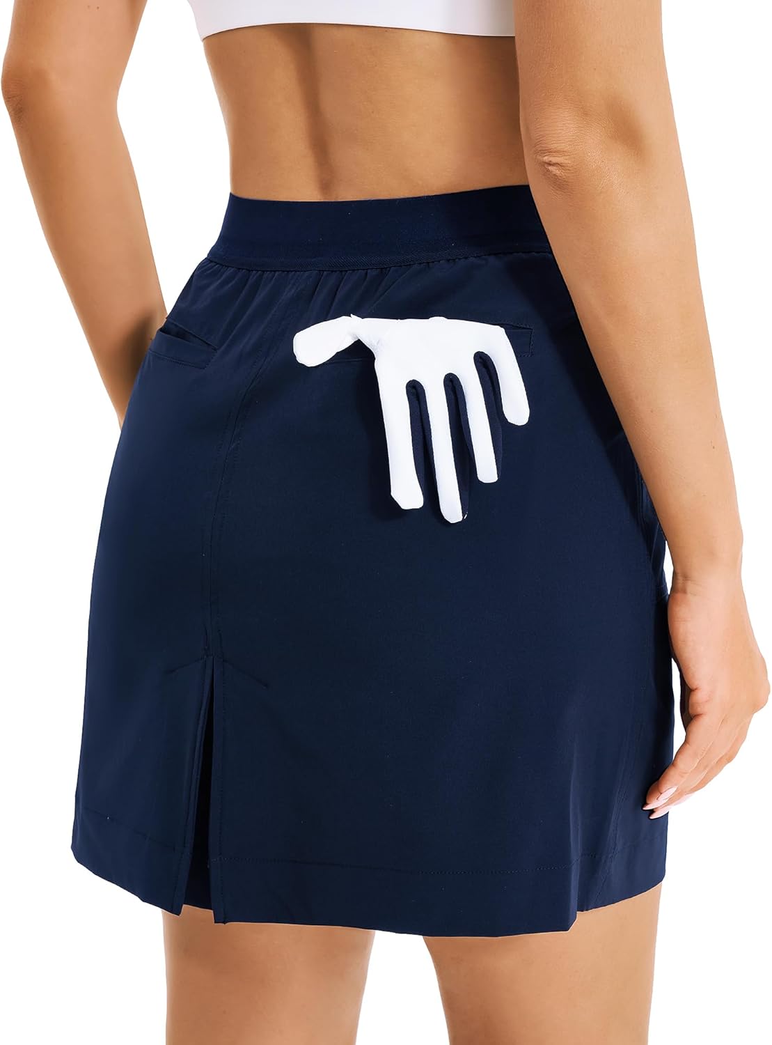 Stelle Women's Golf Tennis Skorts 18" Stretchy Workout Hiking Skirt with Inner Pocket - Image 3