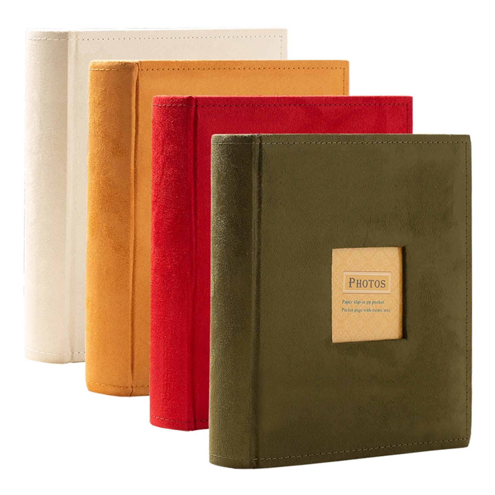 Album Photo DIY Album Photo Scrapbook Photo Album 50 Pages 300 Photos 300 Photos Référencier Croissance de l'album Flanel Cover Memory Notebook Album Photo Scrapbooking (Color : Oranje)