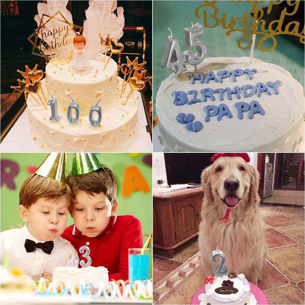 Vela de 5º cumpleaños con el número 5 para decoración de tartas para niños y adultos, número 15, 54, 59, 85, 58, 50, 25, 75