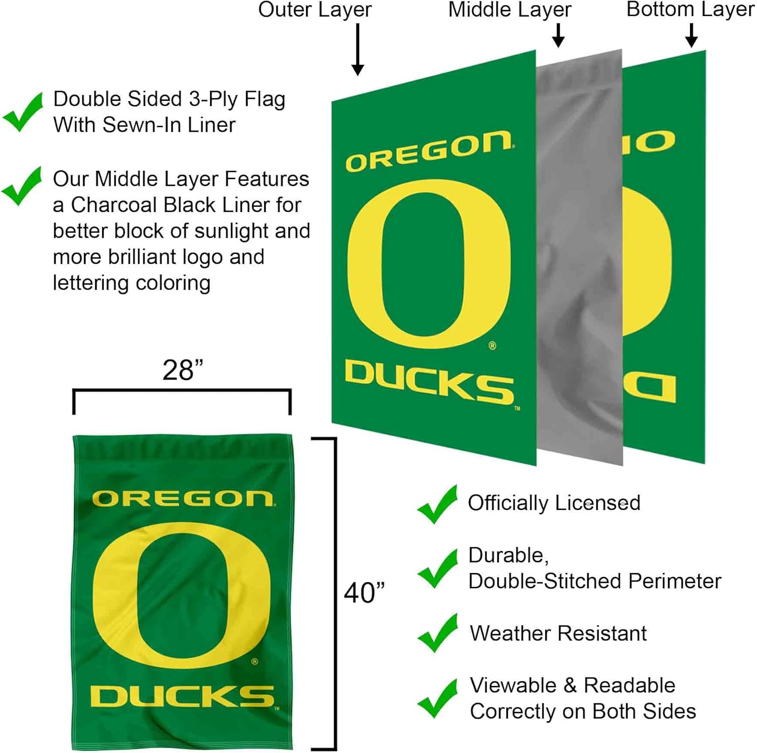 Oregon Double Sided House Banner Flag - Image 3