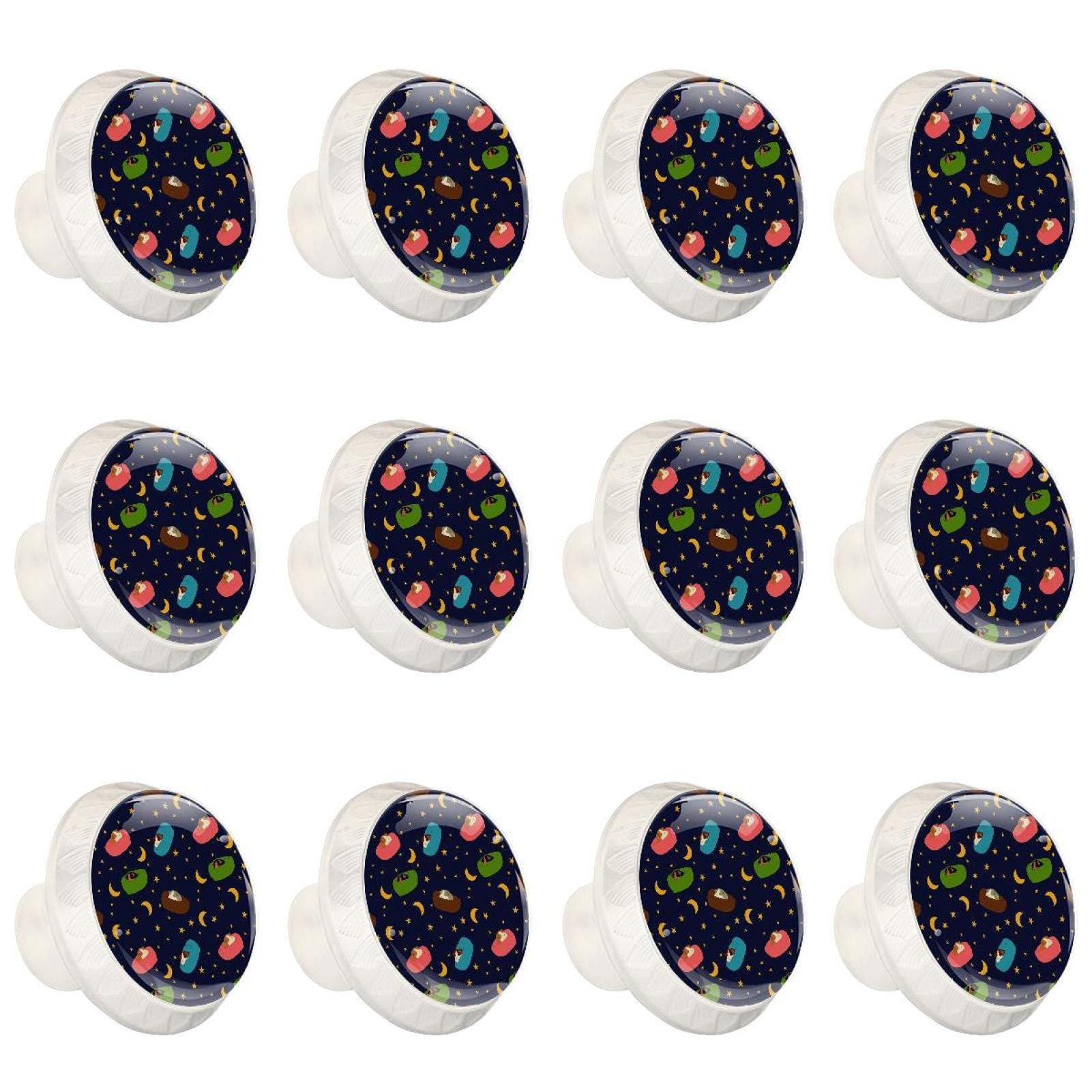 Boutons d'armoires cochon d'inde lot de 12 poignées de placard rondes pour chambre d'enfant