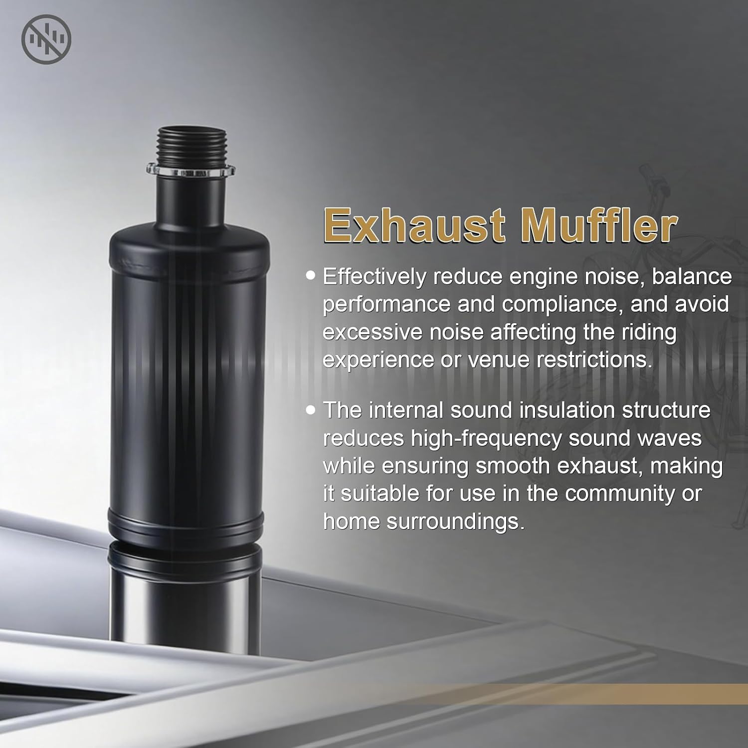Exhaust Muffler For Predator 196cc 212cc Go Kart Mini Bikes,For Coleman CT200U-EX BT200x,For Coleman ct100u / cc100x Mini Bike & For Honda GX160 GX200 Black