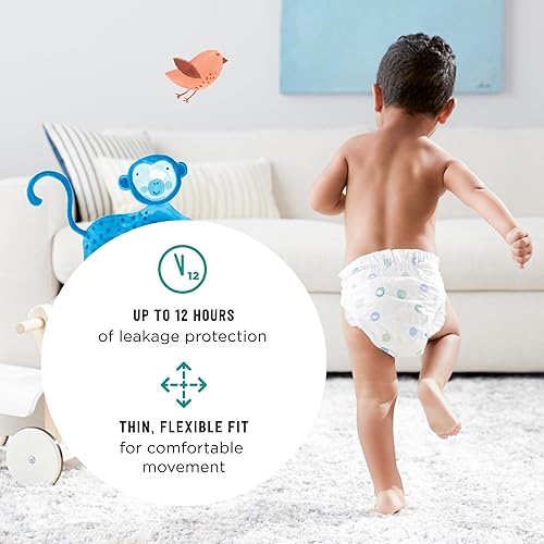 Miniatura 5 de Marca Tienda  Pañales Mama Bear Gentle Touch, hipoalergénicos, talla 5, blanco, 33 unidades (paquete de 3)