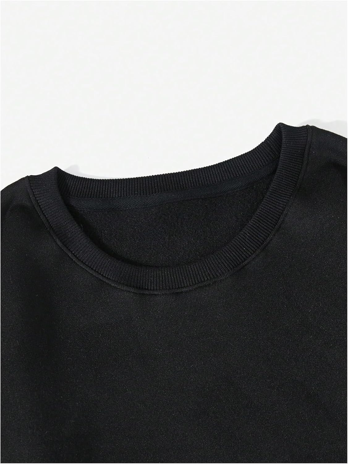 SHENHE Women's Graphic Sweatshirt Y2K Long Sleeve Drop Shoulder Crew Neck Streetwear Goth Sweatshirt - Image 3