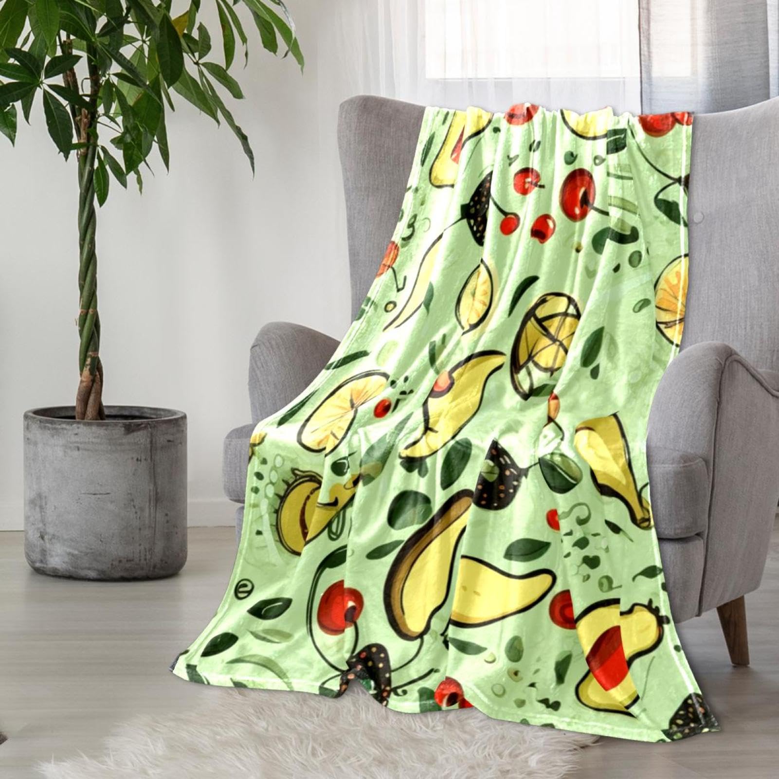 ソファ用スローブランケット、ソフトブランケット&スロー、アボカドグリーンの背景、59x51インチ スローケット・ソファブランケット・ひざ掛け｜イケア公式  - IKEA LONG CREATE シェニール織 スローブランケット ソファ スローブランケット、ソフトブランケットとスロー、アボカドグリーンの背景、59x51インチ