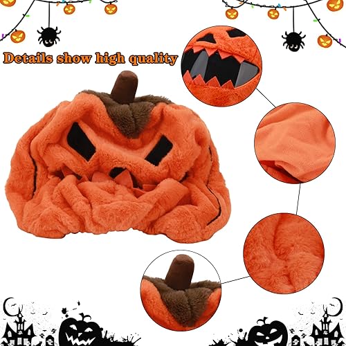 Miniatura 2 de Cubierta para casco de motocicleta de calabaza de Halloween, cubierta de casco de motocicleta de Halloween, divertidas fundas para casco de