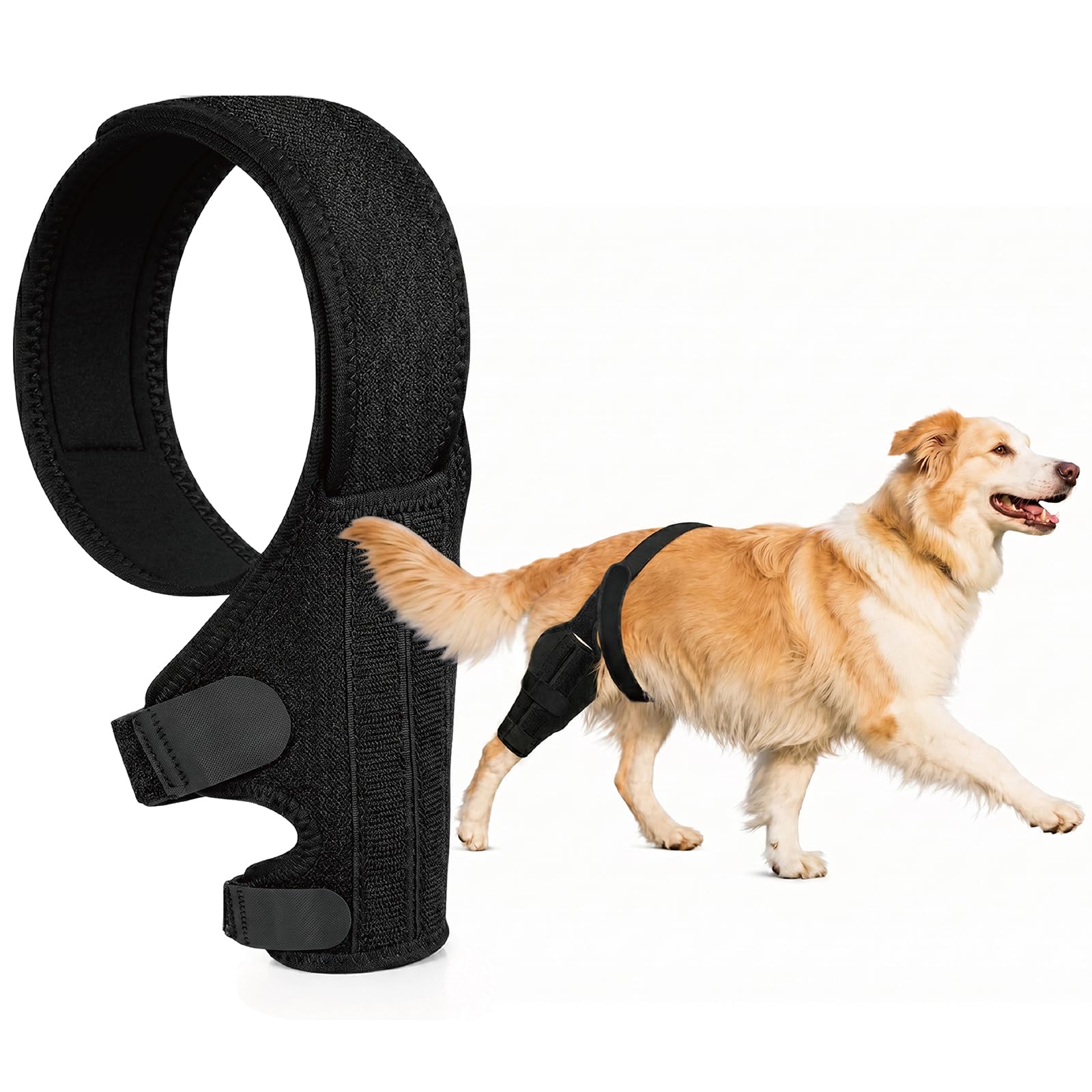 UgMoucl Dog Knee Brace Size L