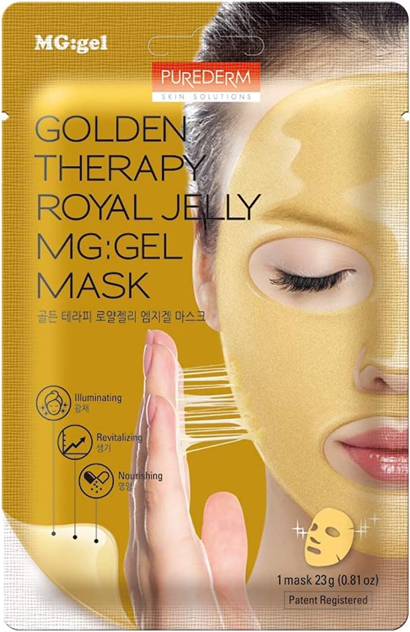 PUREDERM Golden Therapy Royal Jelly Gel Face Mask Buy Online at Best Price in Egypt Souq is
