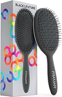 FRAMAR Detangling Hair Brush, Hair Brush For Women, Curly Hair Brush, Elegant Detangler brush, Brosse A Cheveux, Detangling Brush for Women, Men, Children, Hairbrush Women, Hair Detangler