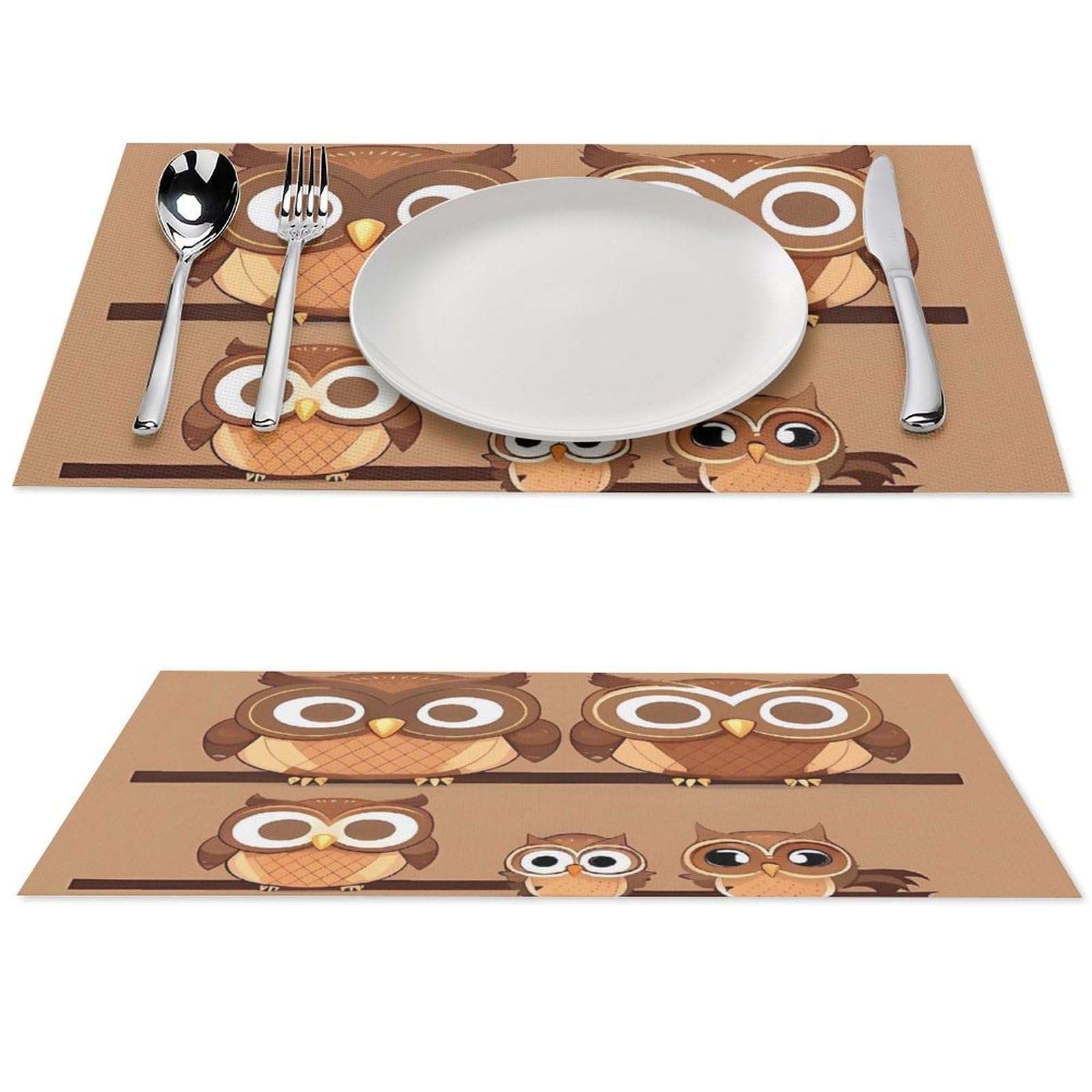 Set de table en PVC lavable résistant chaleur pour cuisine