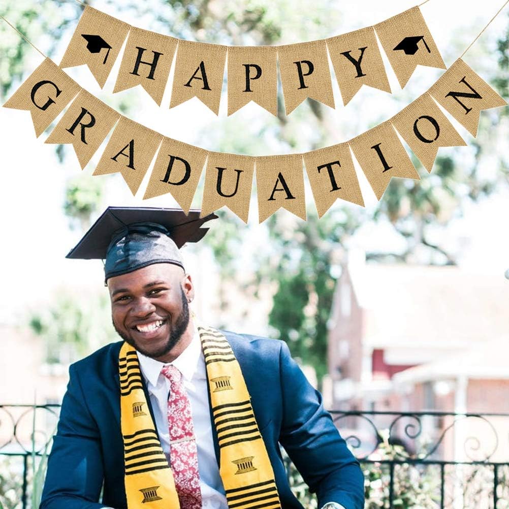 Amazon Keemov 卒業式用 卒業おめでとうバナー 飾り付け 卒業式 パーティー 飾り 卒業旗布バナー 卒業テーマケーキインサート ケーキ挿入カード 卒業をテーマにしたスパイラルハンギングカード 耐久性 安全で安心 インサートセット 卒業パーティー 大学
