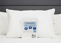 Vista 7 de 100% algodón, a prueba de plumas, protector de almohada, reduce los golpes con fundas hipoalergénicas, transpirables, lavables a máquina