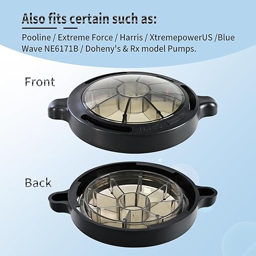 Miniatura 5 de Cubierta de cesta de bomba de piscina mejorada, tapa de repuesto para bomba de piscina compatible con bombas de piscina Splapool Pureline Deluxe