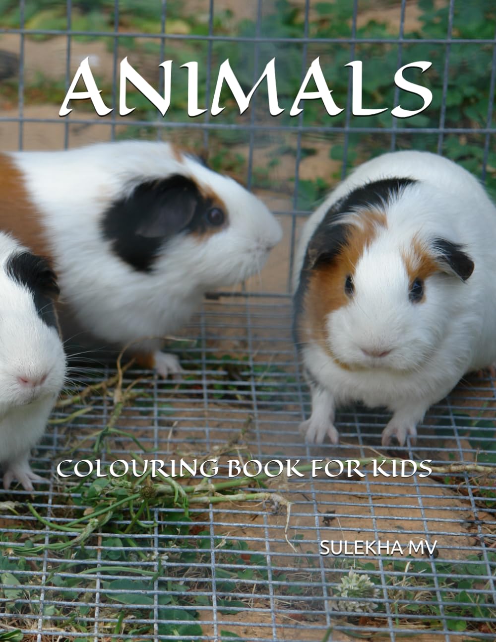 ANIMALS: COLOURING BOOK FOR KIDS