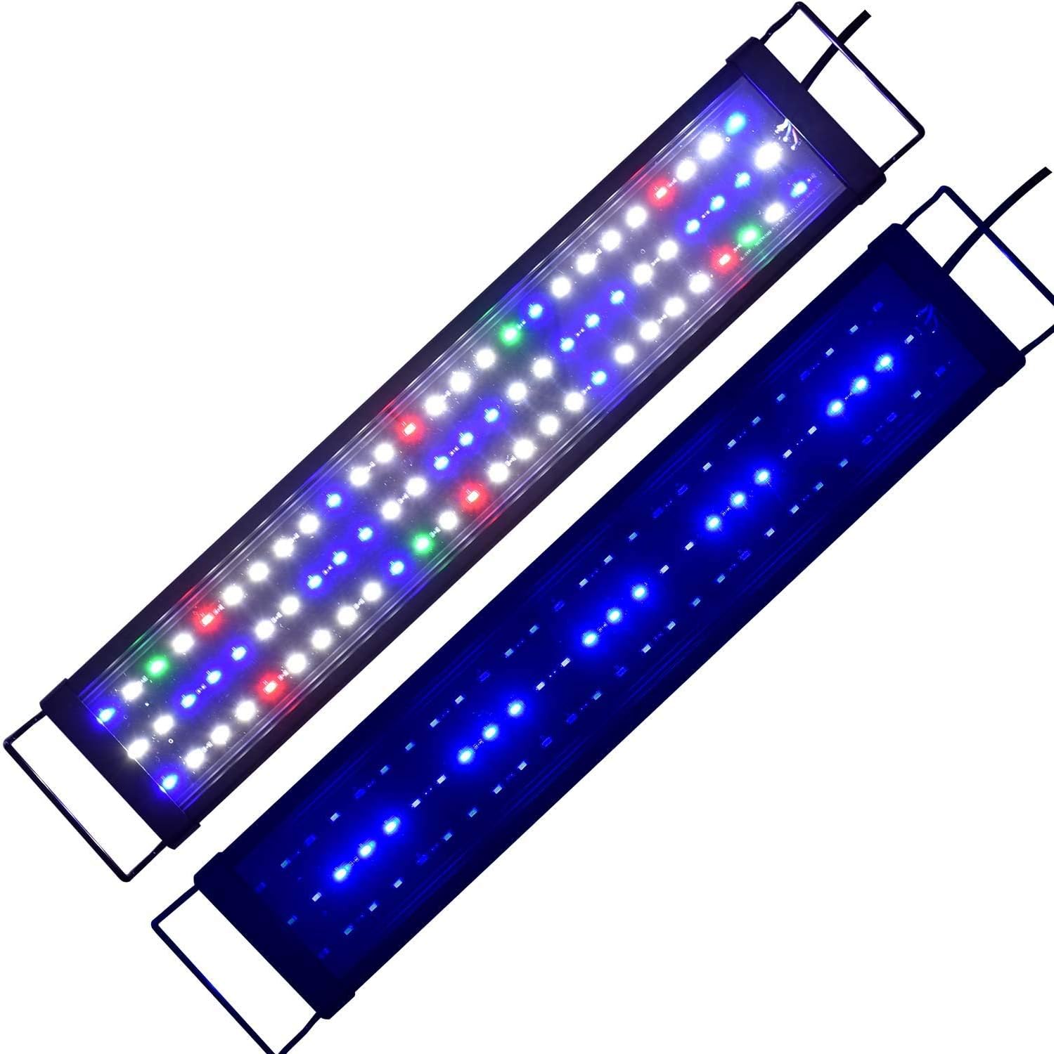 5730SMD Aquarium Light AquarienEco RGB Full Spectrum Aqua Plant Fish Tank Lamp LED Hoods Lighting Suitable for Plants and Fish Keeping A149 (30CM （fit for tank 30-70cm）)