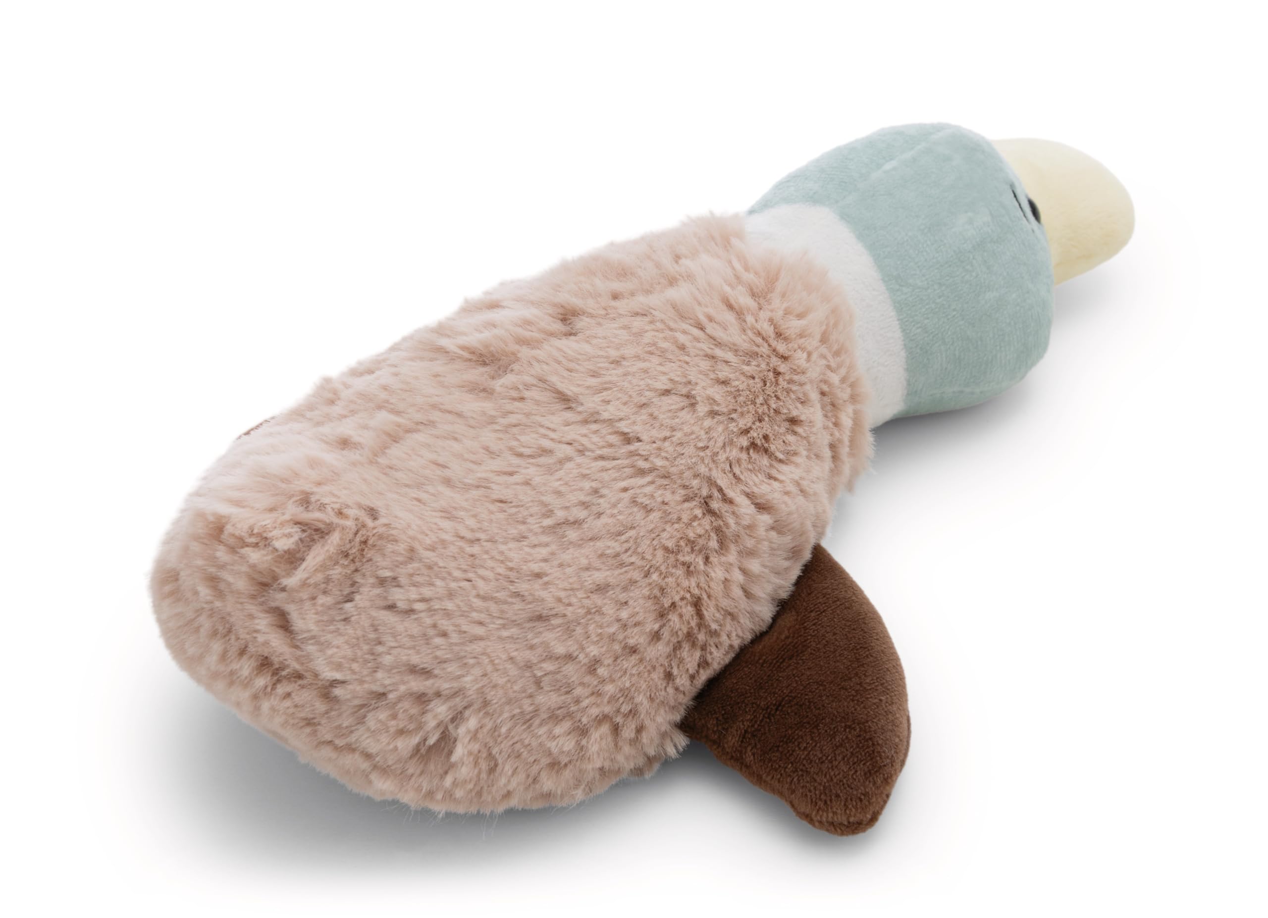 NICI 63068 przytulanka kaczka, miękki pluszak, urocza pluszowa zabawka do przytulania i zabawy, dla dzieci i dorosłych, świetny pomysł na prezent, 25 cm, brązowa