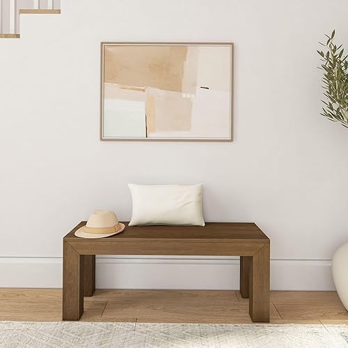 Miniatura 10 de Plank+Beam Banco de comedor de 60 pulgadas para comedor, banco para mesa de 72 pulgadas, asiento de comedor, banco de madera al aire libre, banco de