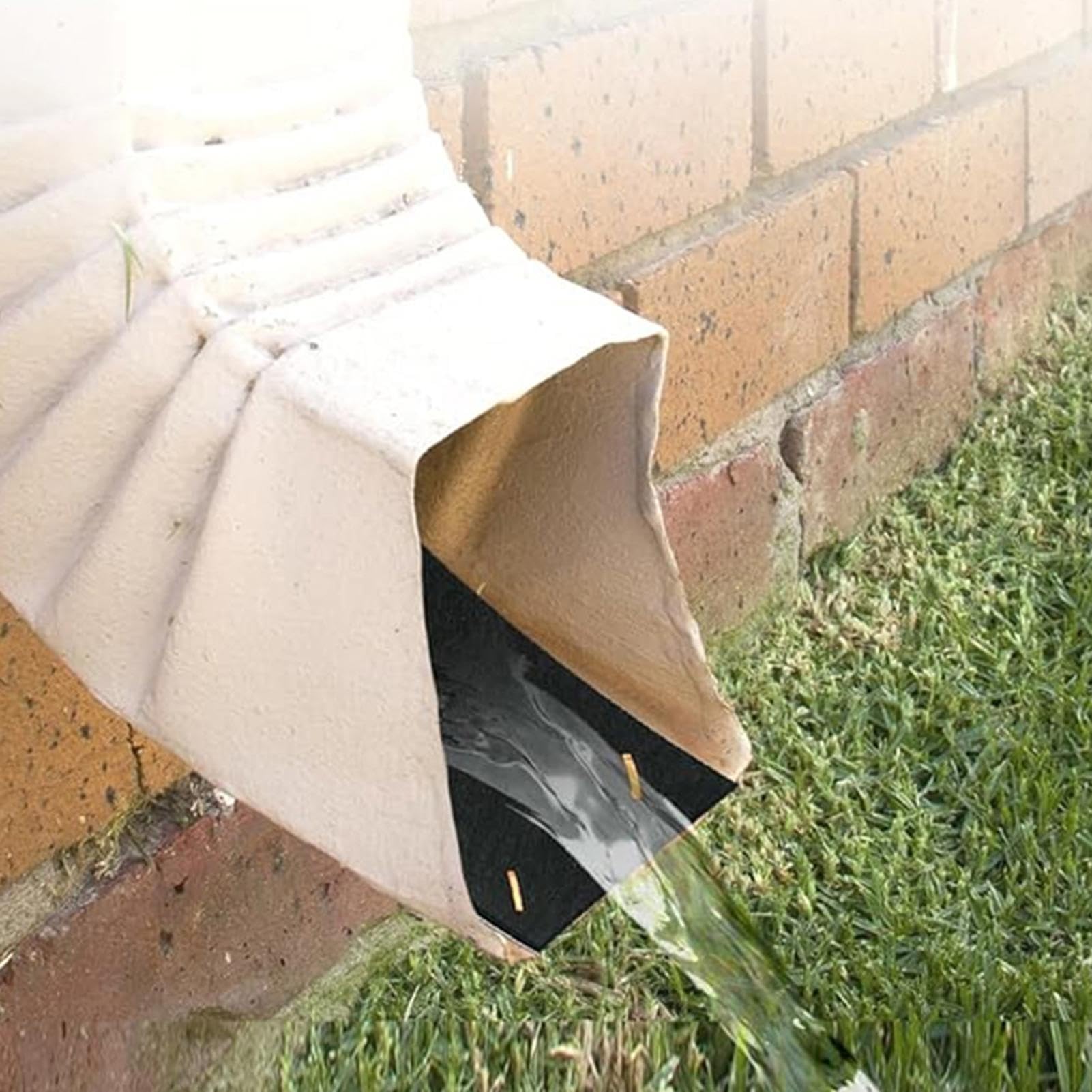 Amortisseur de bruit pour gouttières - 2 silencieux pour tuyaux d'égout, dispositif d'amortissement de bruit multifonctionnel, réducteur de canal de drainage réglable, outil durable et resisten
