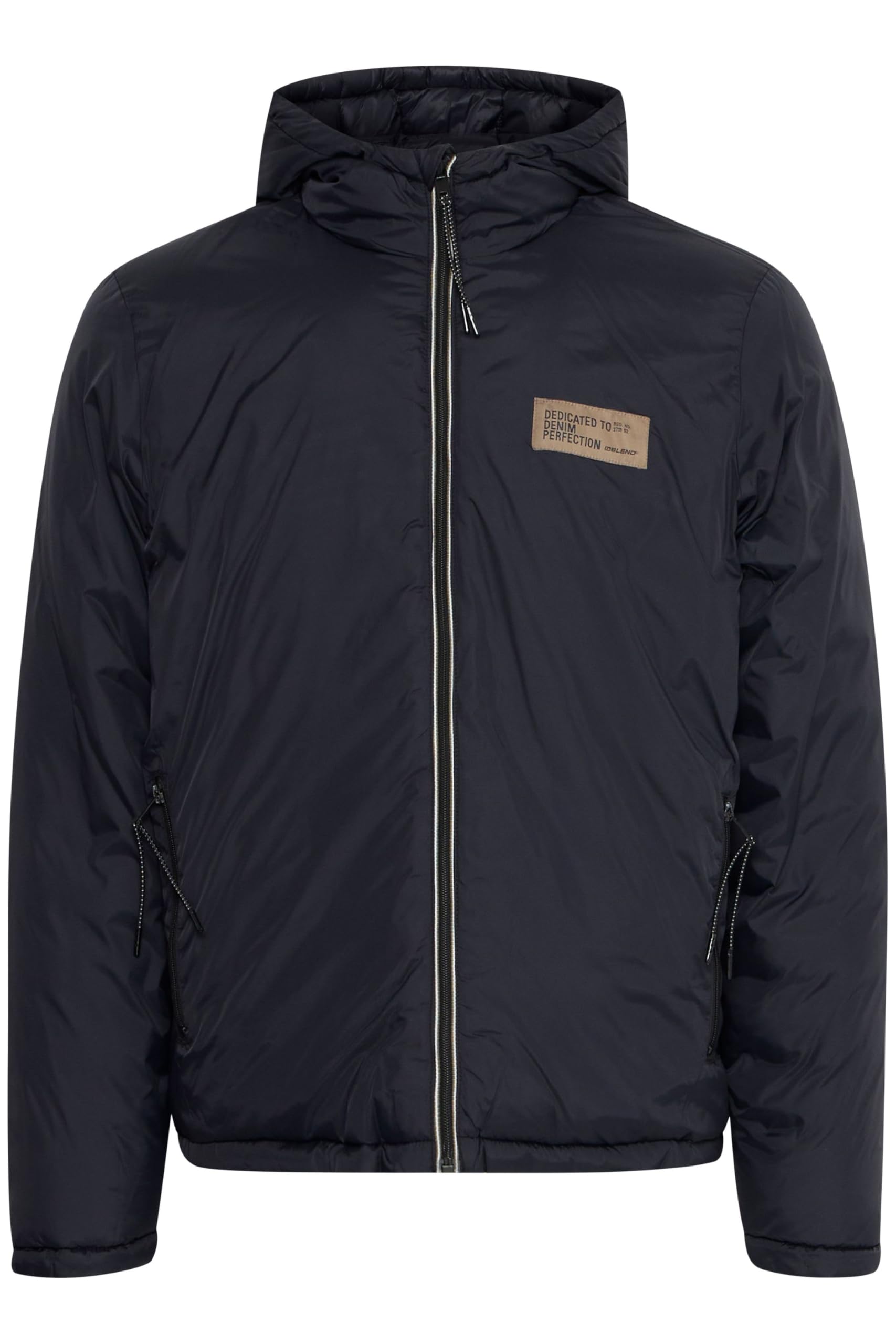 Blend BHOuterwear Herren Jacke Übergangsjacke Herrenjacke mit Kapuze Reißverschlusstaschen Regular fit