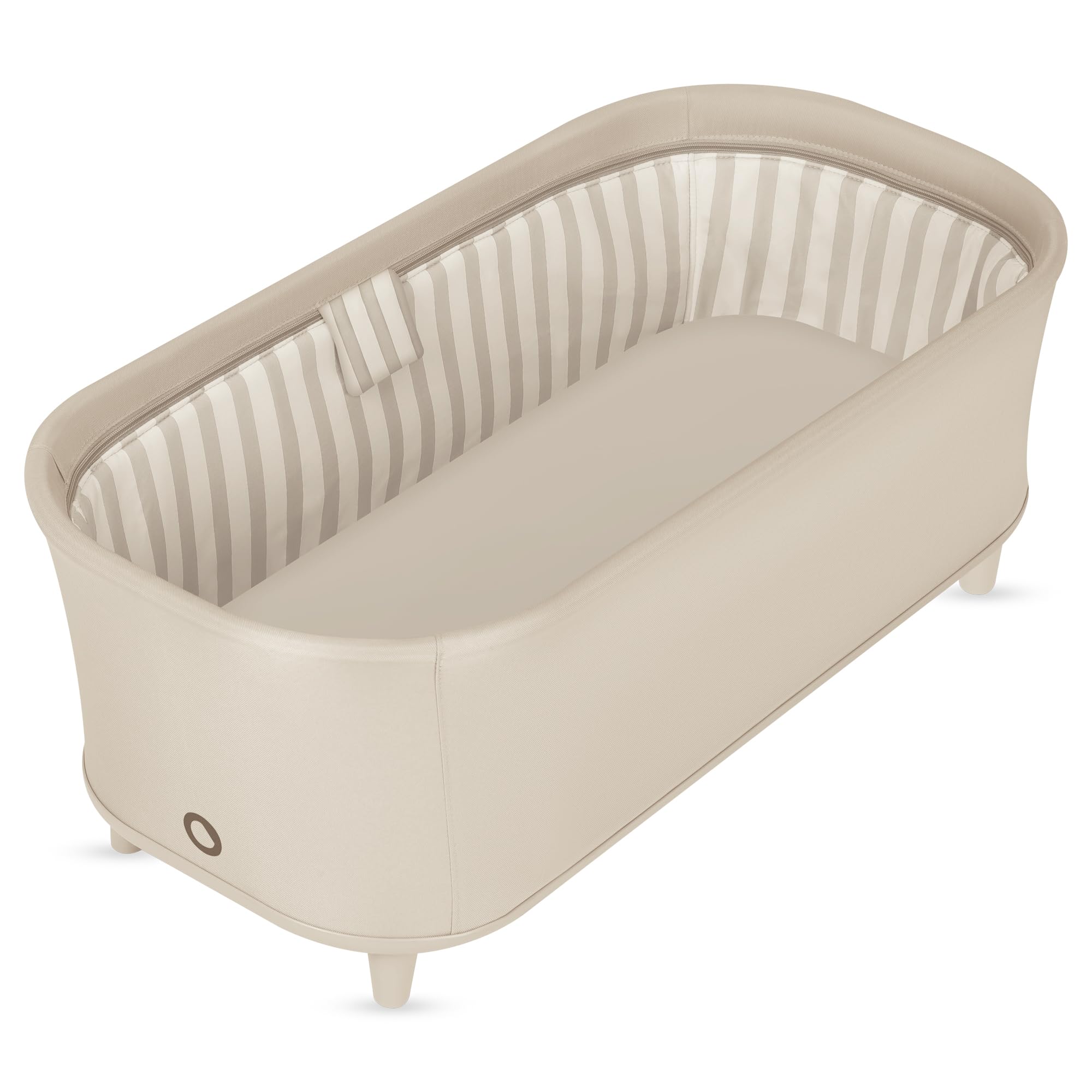 Lionelo Maddie Set Trona Bebé Evolutiva Multifunción 3 en 1, gira 360°, Hamaca Reclinable y Función Cuna con Ruedas, Arnés 5 Puntos, Limpieza Fácil, Plegable y Compacta, desde Nacimiento, 0–36 Meses